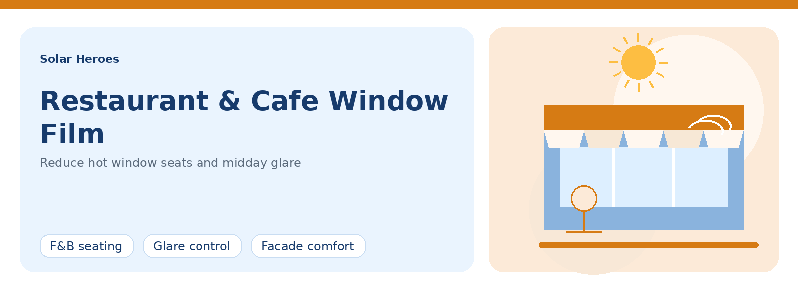 Solar Heroes window film service illustration 1